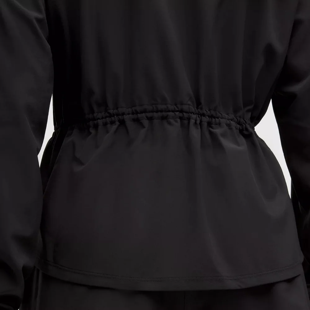 Lululemon NWT UV-Protective Cinch-Waist Running Jacket In Black Size Large - Picture 4 of 5